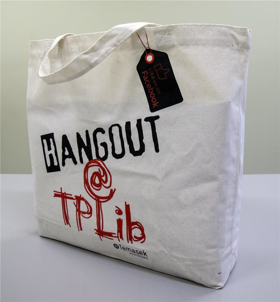 Hangout @ TP Lib : tote bag