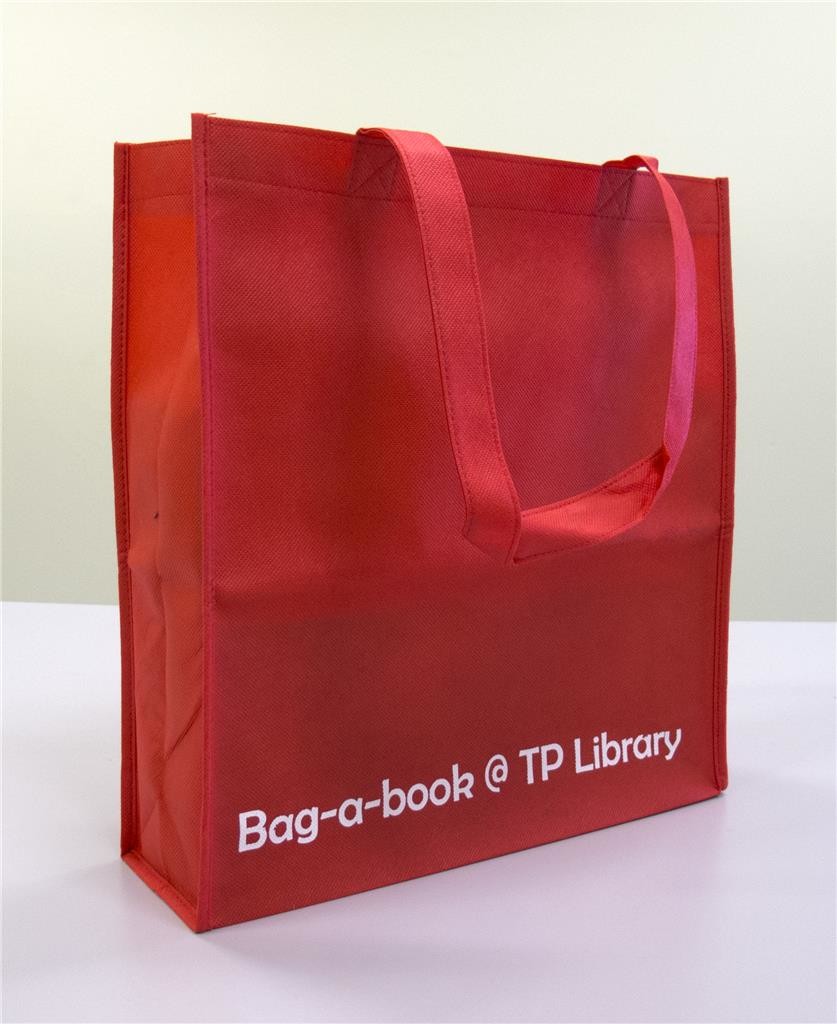 Bag-a-book @ TP Library tote bag