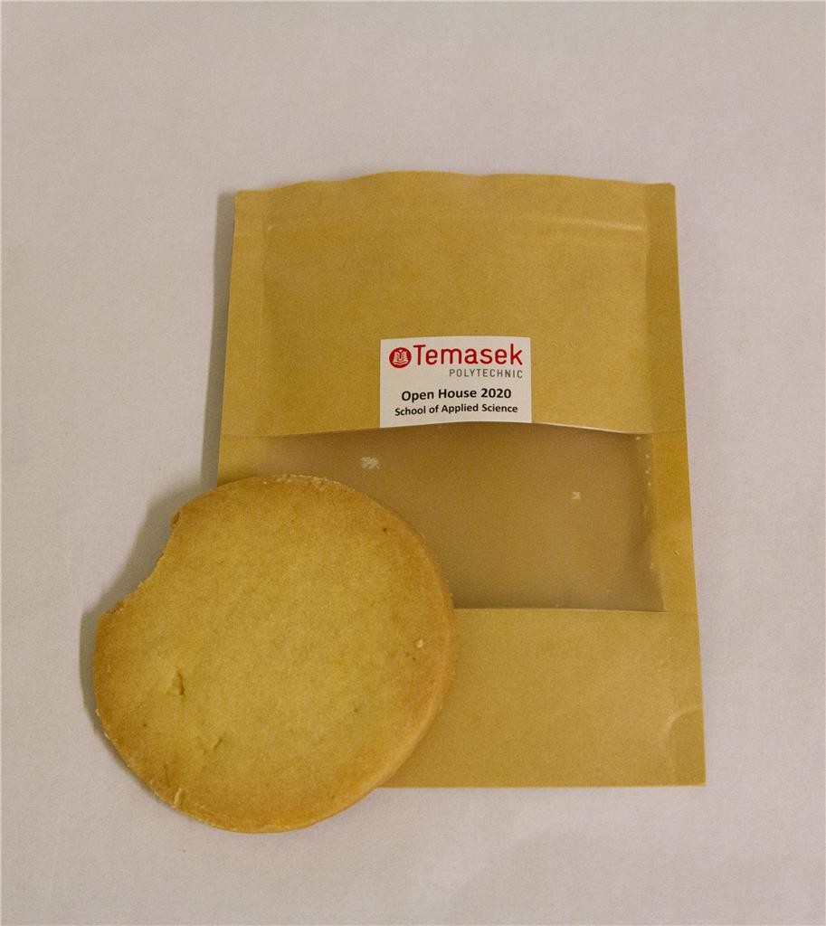 Temasek Polytechnic Open House 2020 : cookie in a pouch