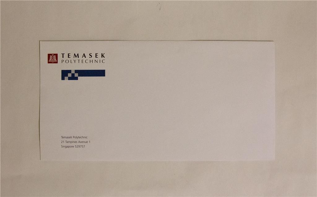 Temasek Polytechnic corporate envelopes