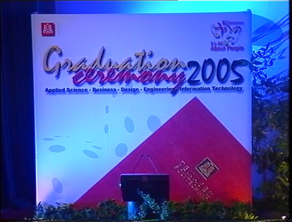 <em>Graduation</em> ceremony 2005: Day 3, Session 8, Temasek Engineering School