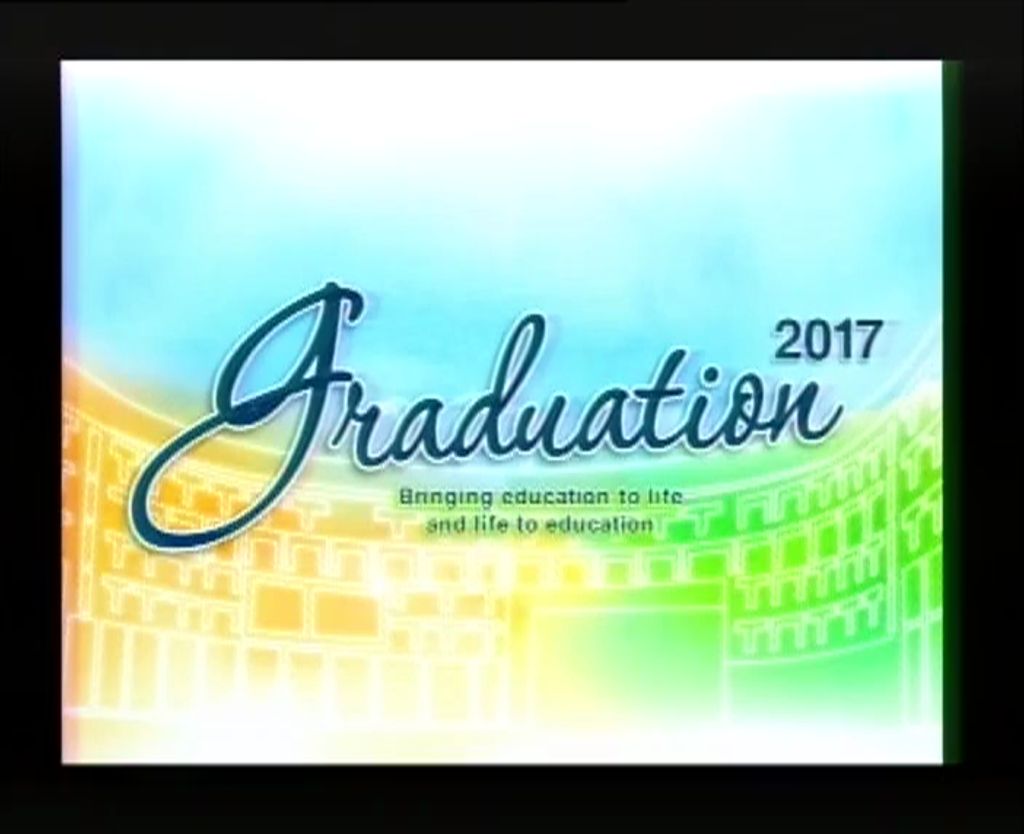 <em>Graduation</em> ceremony 2017: Day 1, Session 1,  School of Applied Science