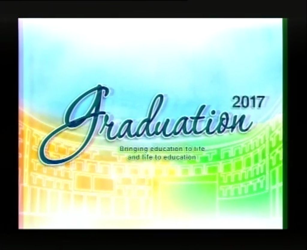 <em>Graduation</em> ceremony 2017: Day 1, Session 2, School of Applied Science