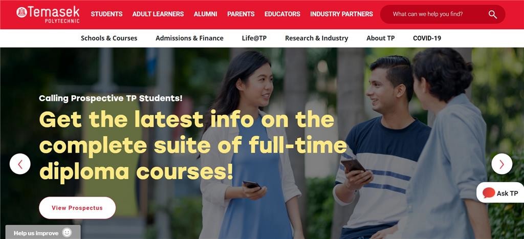 Temasek Polytechnic website. 11 May 2022