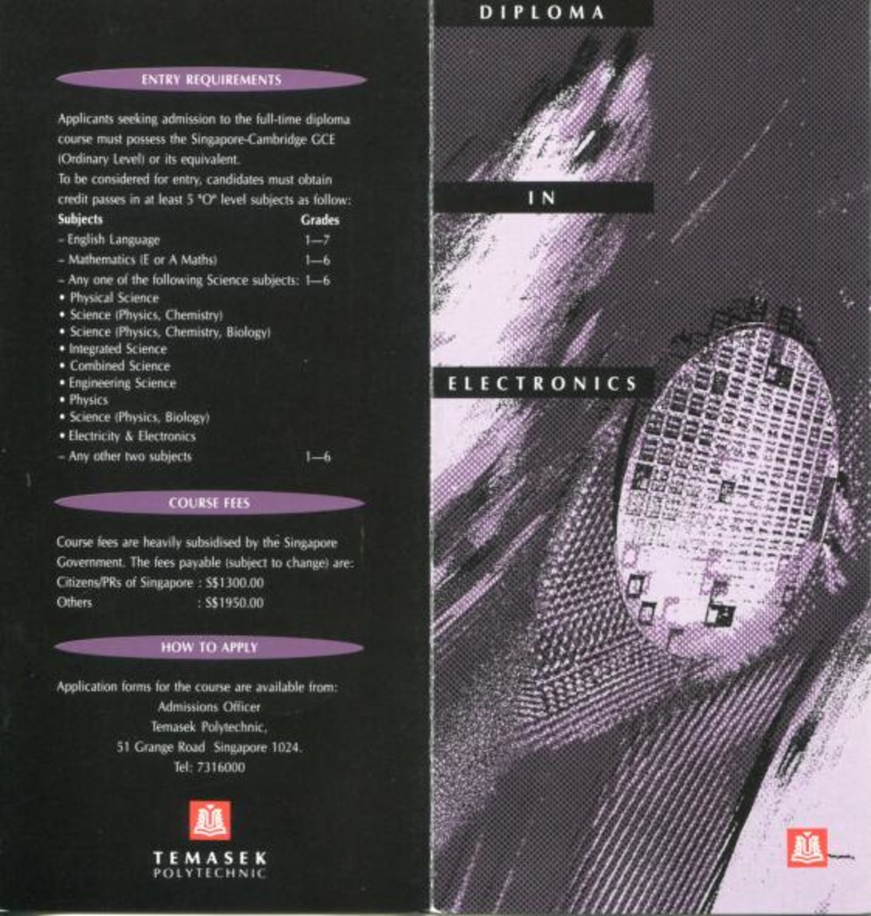 Course brochure School of Science and Technology