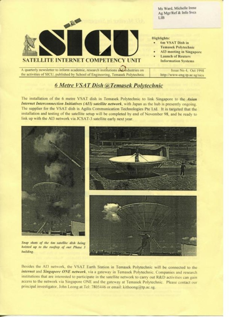 SICU. Issue 4. Oct. 1998