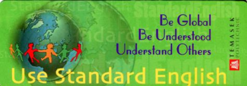 Use standard English bookmark