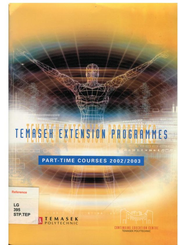 Temasek extension programmes. Part-time courses. 2002/2003