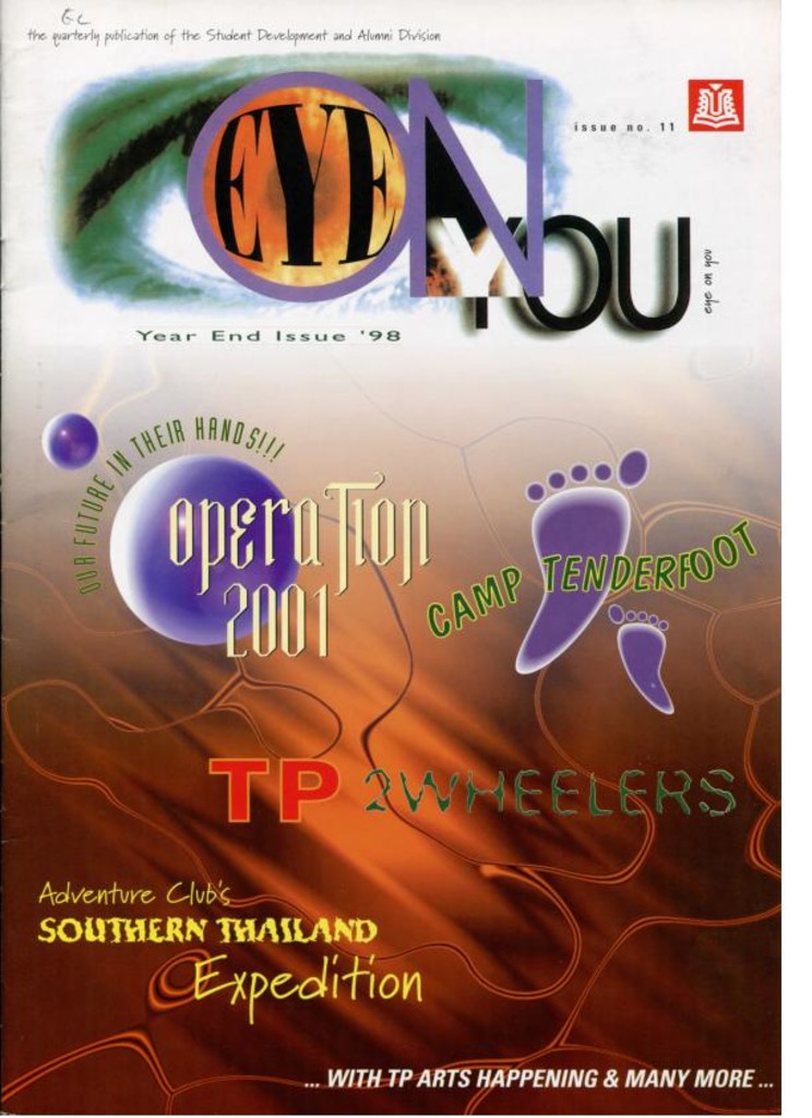 Eye on you. Vol. 11. Year-end 1998