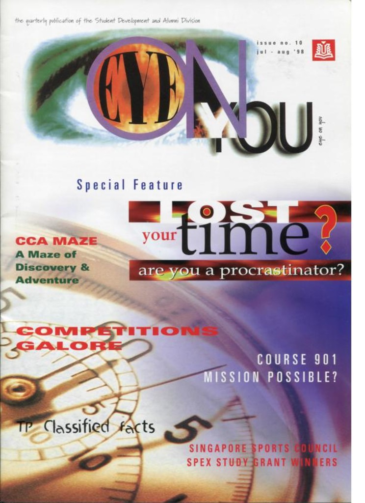 Eye on you. Vol. 10. July-Aug. 1998