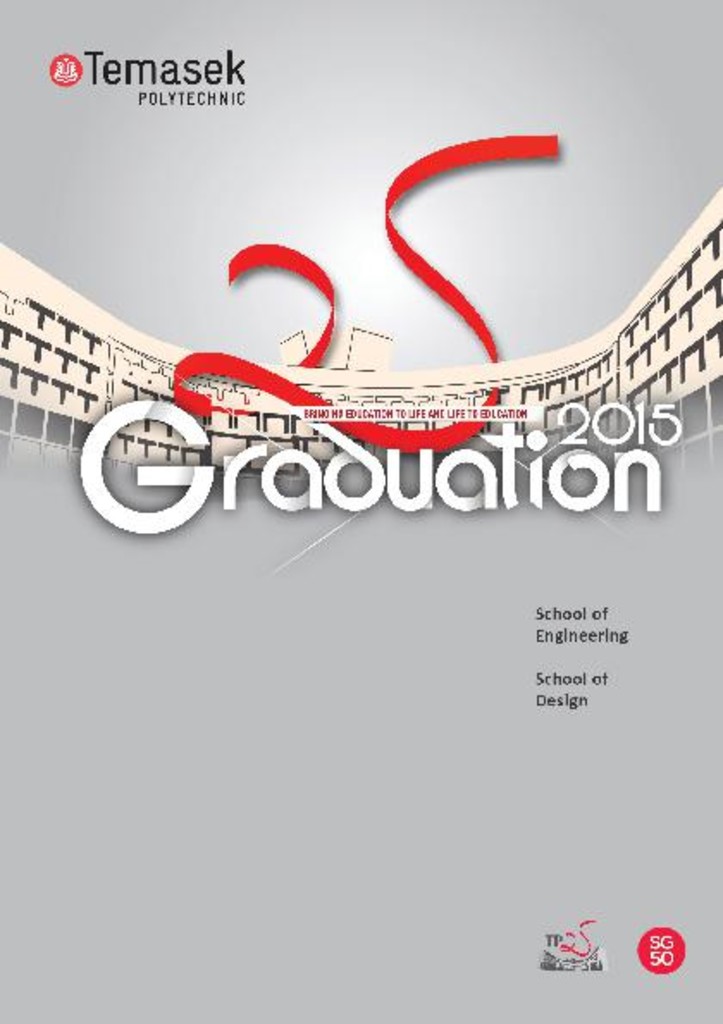 Graduation 2015. School of Engineering and School of Design : programme booklet