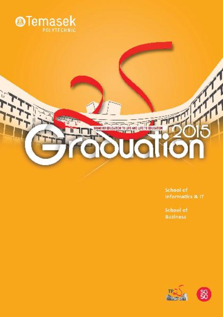 <em>Graduation</em> 2015. School of Informatics & IT and School of Business : programme booklet