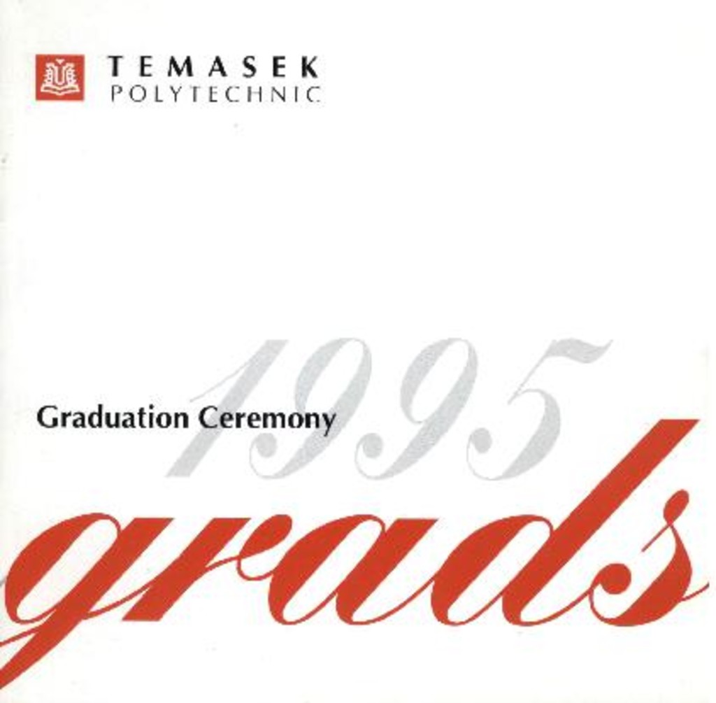 Graduation Ceremony 1995 : programme booklet