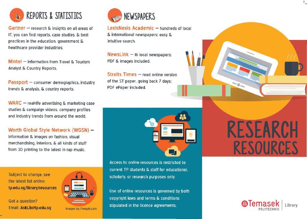 Research resources brochure