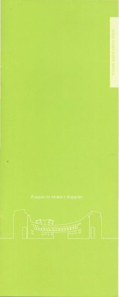 Course brochure by schools. [2000]