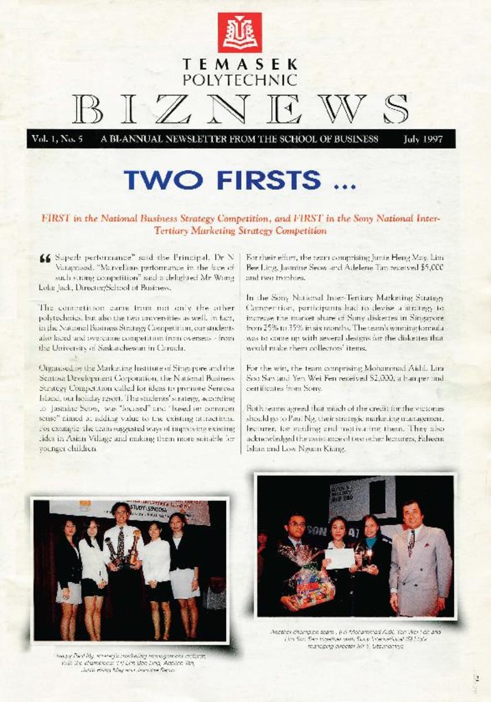 BizNews, Vol. 1. No. 5. July 1997