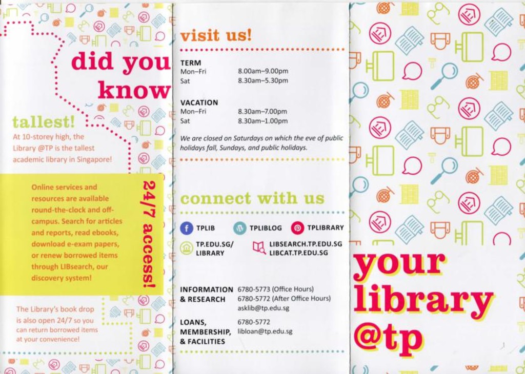 Your library @tp : brochure