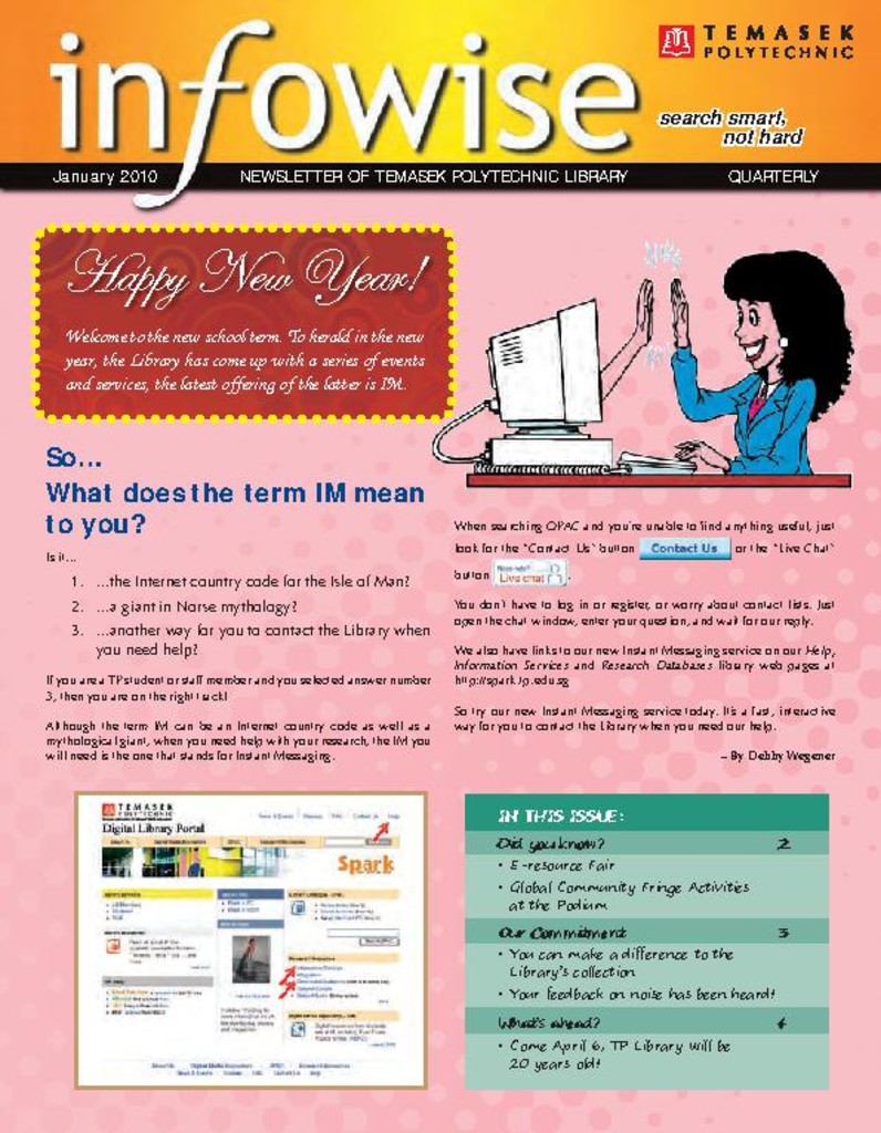 Infowise. Jan. 2010.