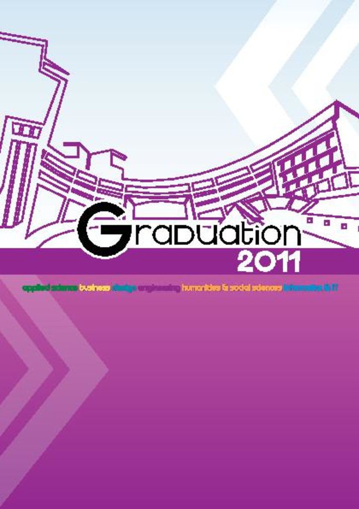 Graduation 2011. School of Engineering : programme booklet