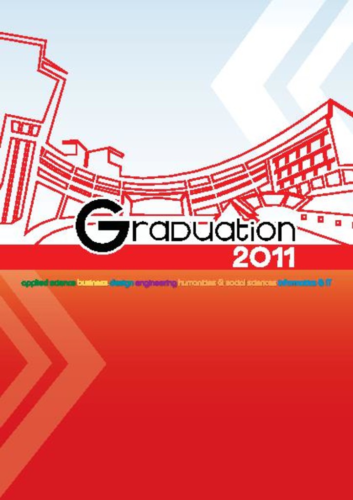 Graduation 2011. School of Applied Science and School of Humanities & Social Sciences : programme booklet