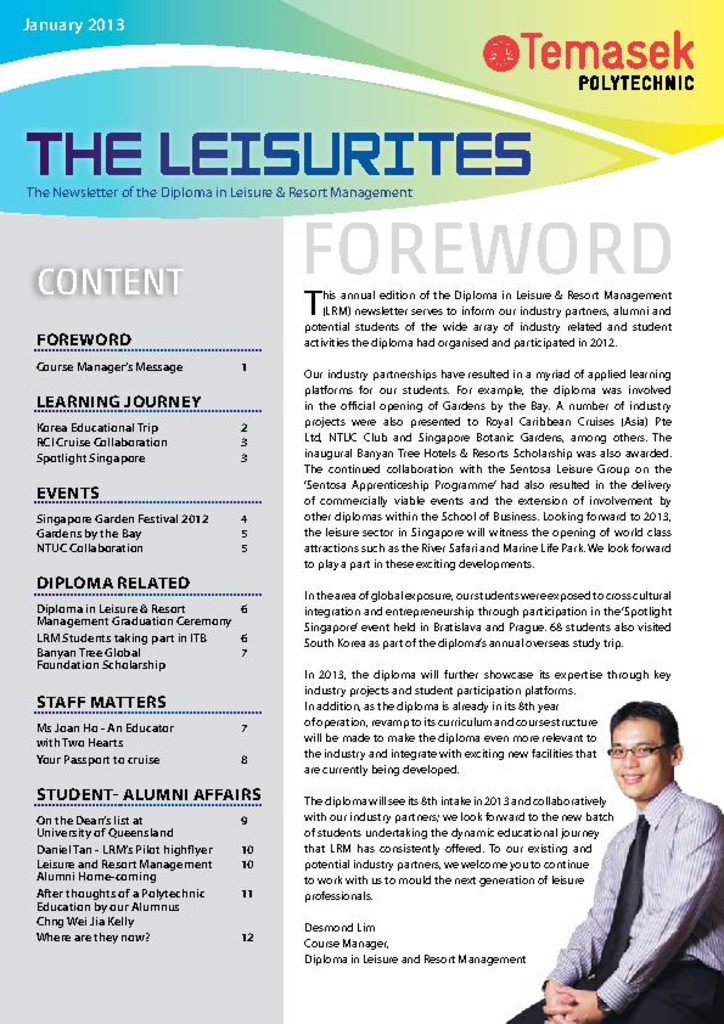 The leisurites. Jan. 2013