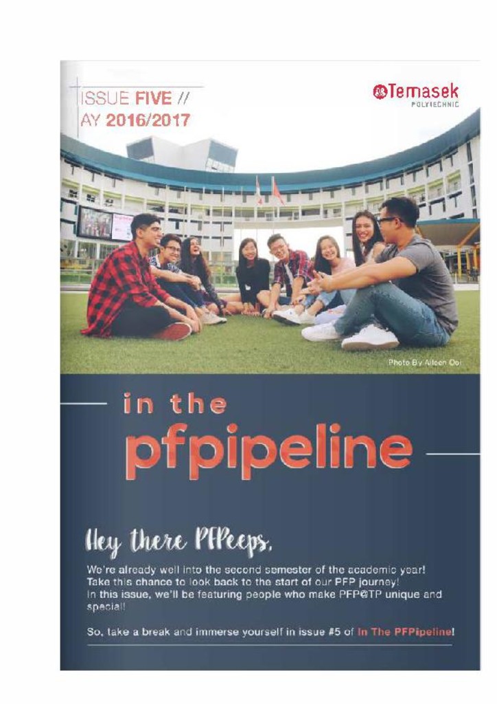 In the PFPipeline. Issue 05, AY 2016/2017