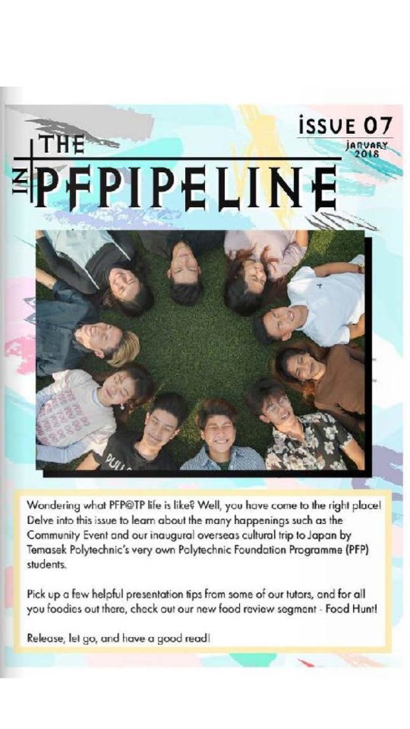 In the PFPipeline. Issue 07, Jan. 2018 [Teachers' Version]