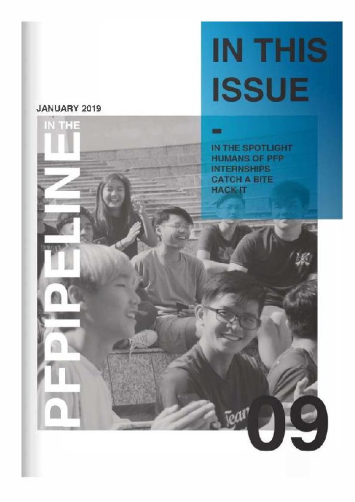 In the PFPipeline. Issue 09, Jan. 2019
