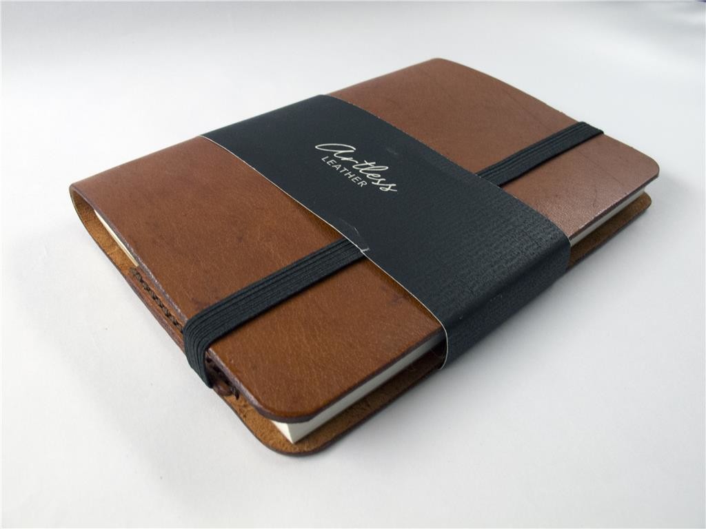 Leather bound notebook