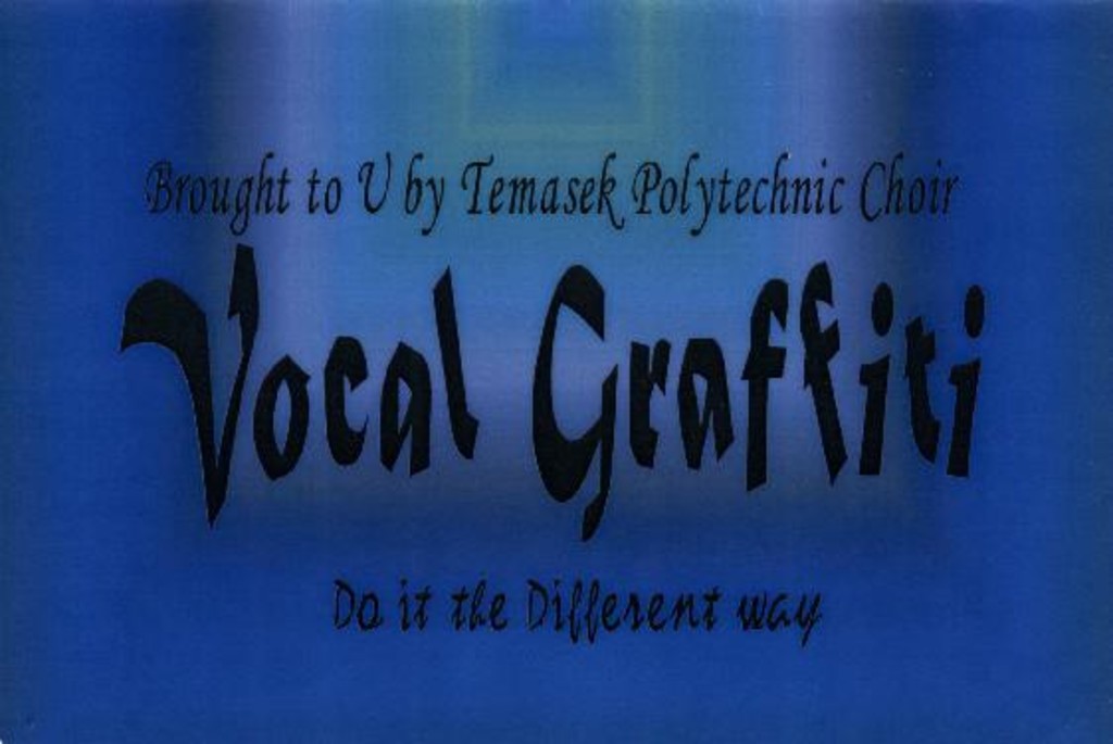 Vocal Graffiti : invitation card