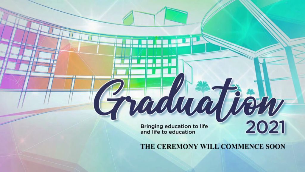 <em>Graduation</em> ceremony 2021: Day 1, Session 4, School of Informatics & IT and School of Applied Science