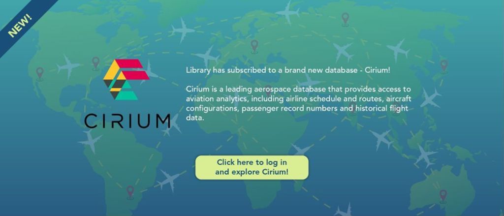 Library Highlights. 1 June 2021. Introducing the Cirium database