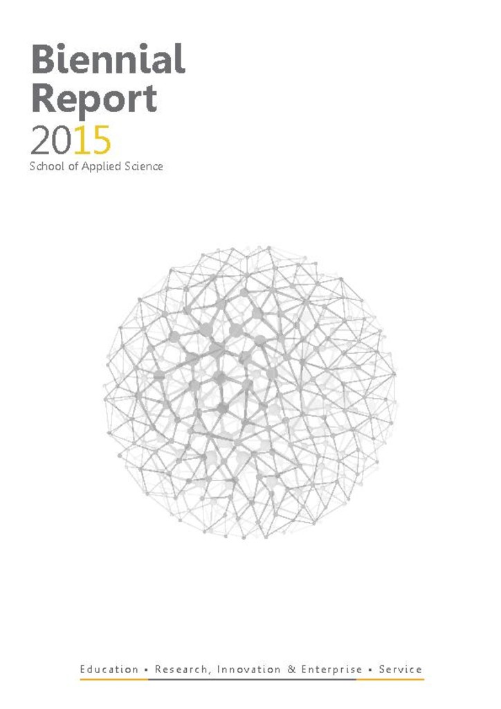 School of Applied Science Biennial Report 2015