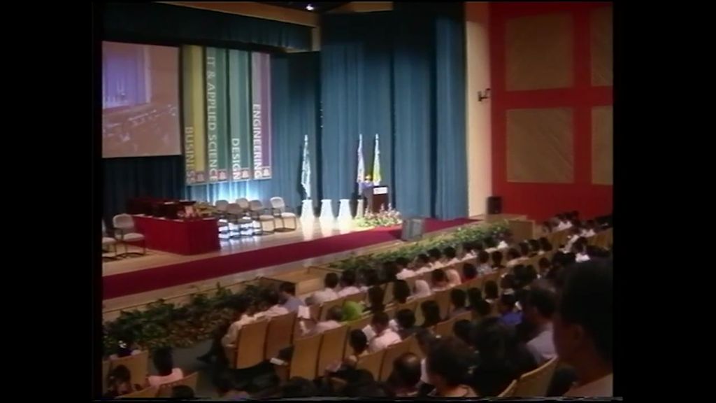 <em>Graduation</em> ceremony 1998: Day 4, Session 9, School of IT & Applied Science