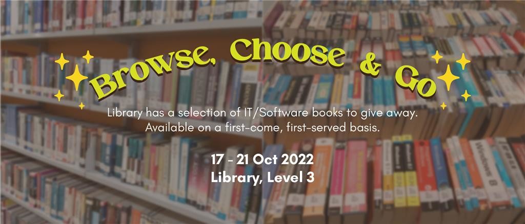 Library Highlights. 14 Oct. 2022. Browse, choose and go