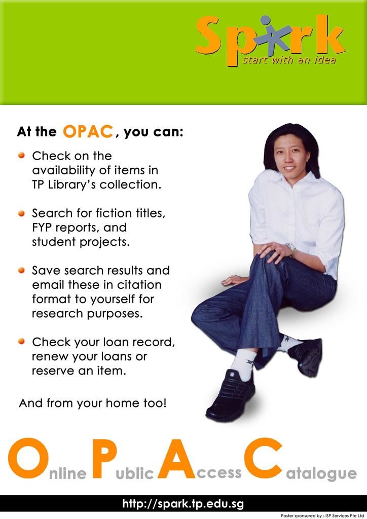 Digital library poster: OPAC