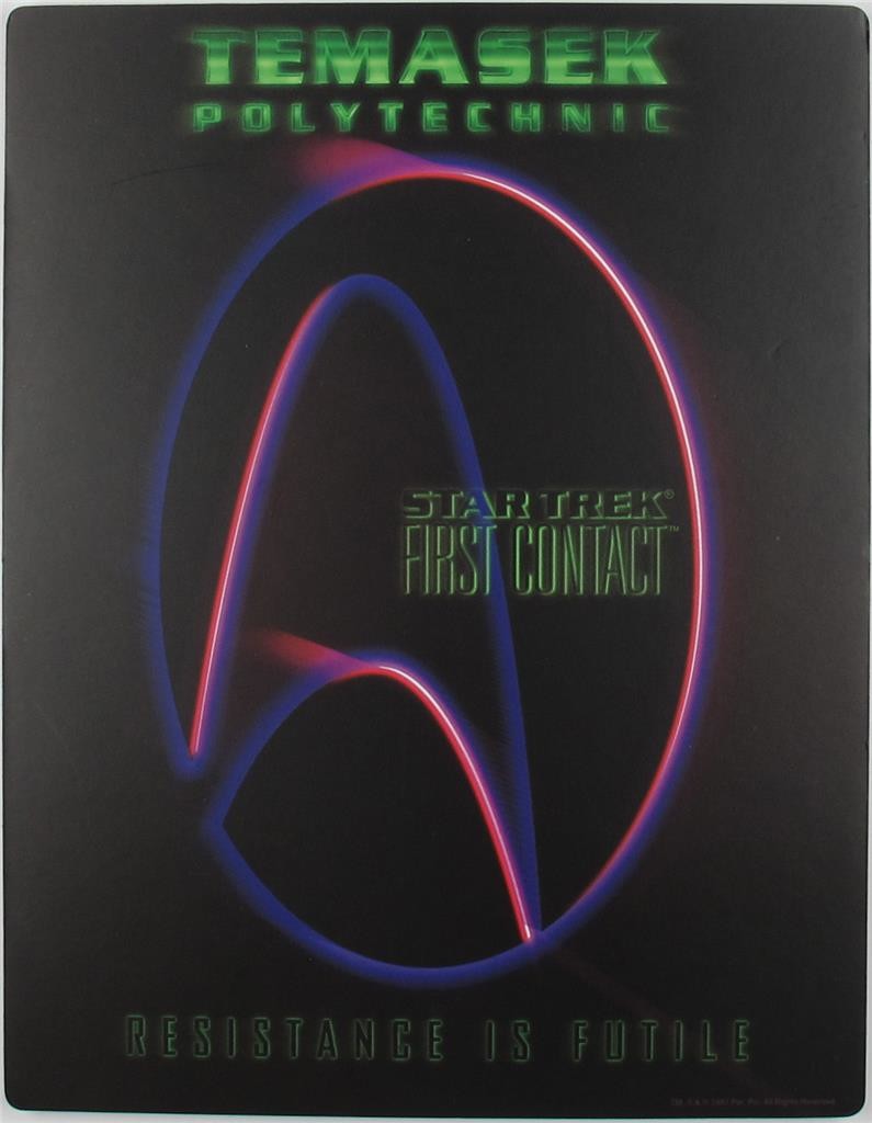 Star Trek first contact, resistance is futile mouse pad